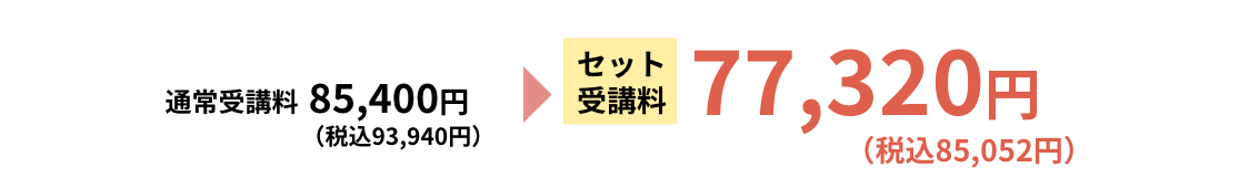 セット受講料