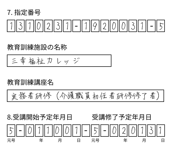 介護職員初任者研修修了者