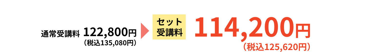 セット受講料