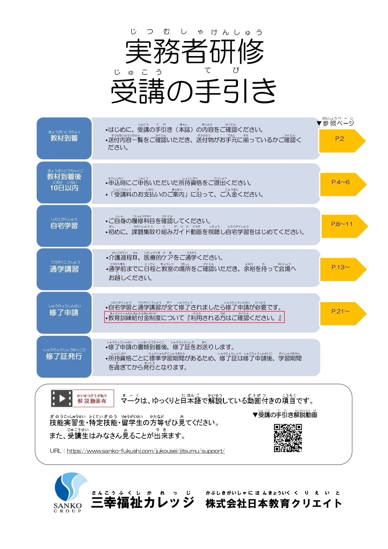実務者研修受講の手引き