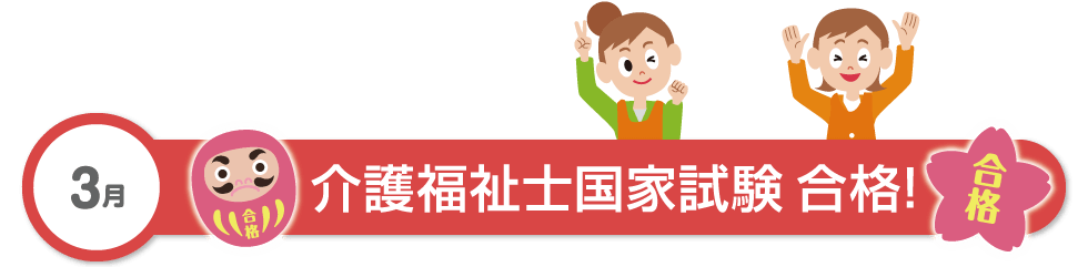 介護福祉士国家試験 合格！