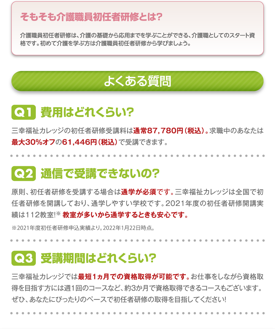 そもそも介護職員初任者研修とは?